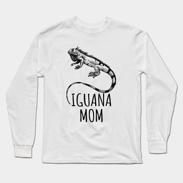 Iguana Mom Long Sleeve T-Shirt by LunaMay